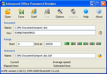 Advanced Office Password Breaker